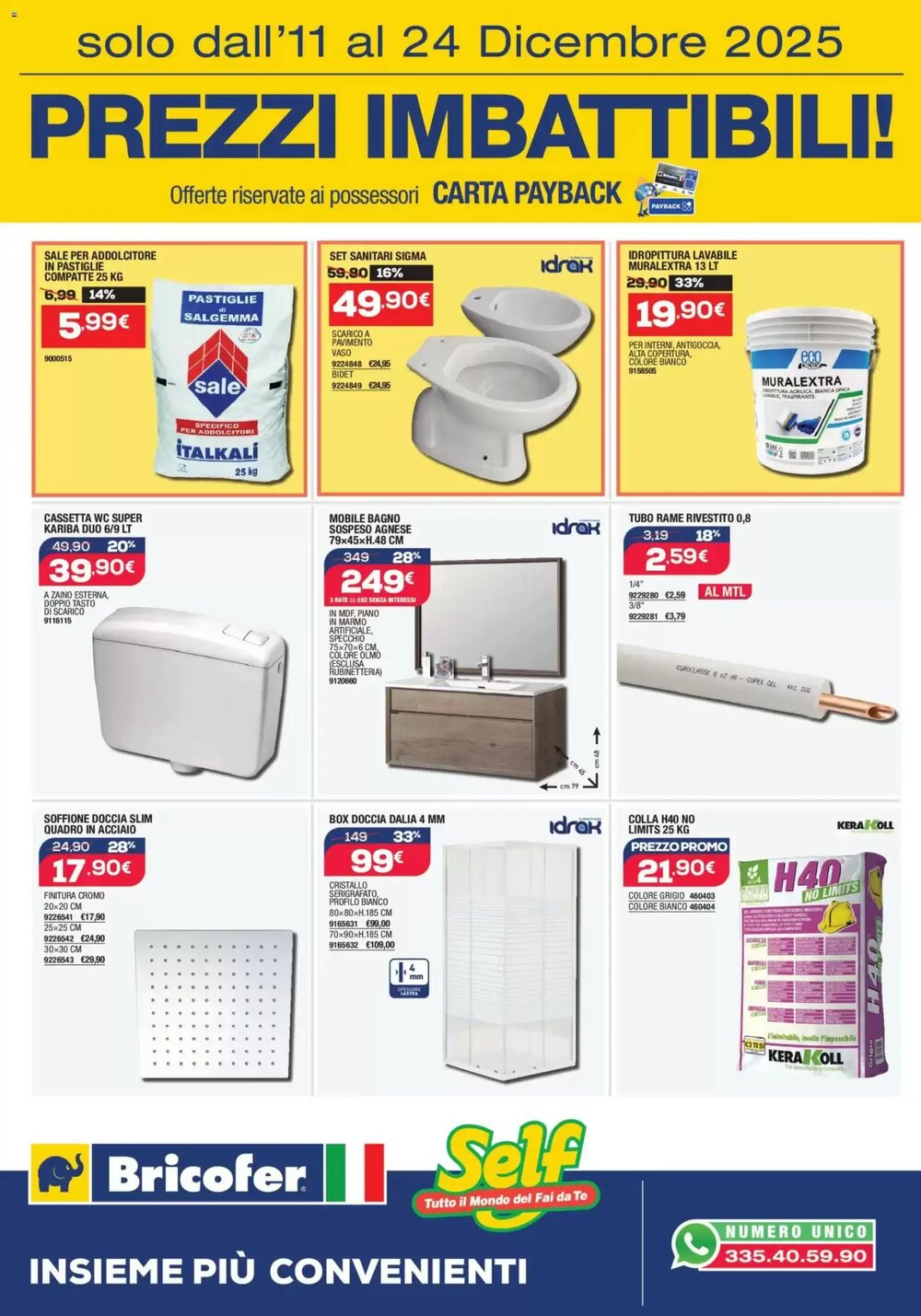 Volantino promozionale Bricofer  valide dal 11/12/2025 - Pagina 3.