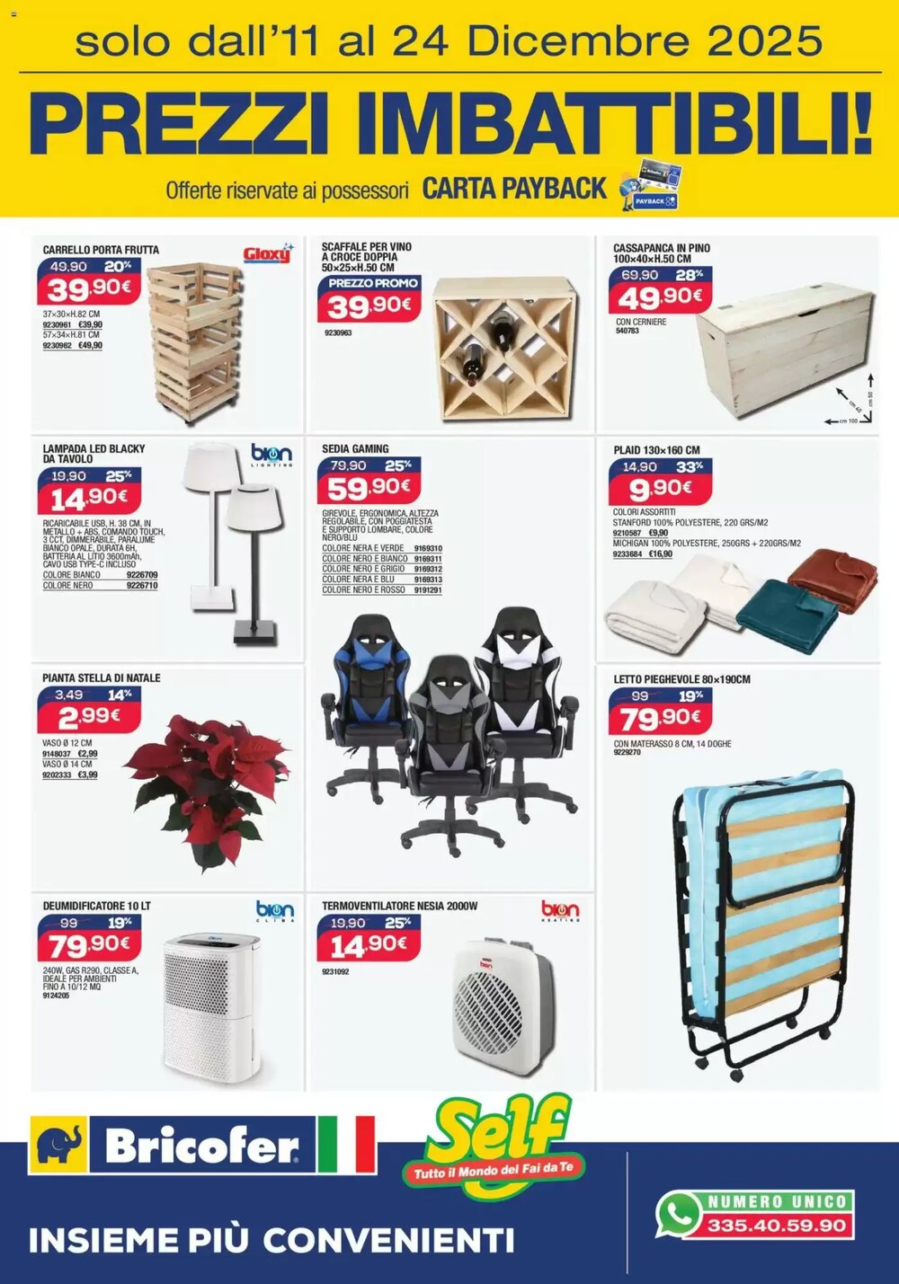 Volantino promozionale Bricofer  valide dal 11/12/2025 - Pagina 8.