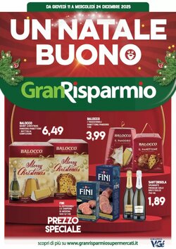 Volantino promozionale Gran Risparmio  valide dal 11/12/2025