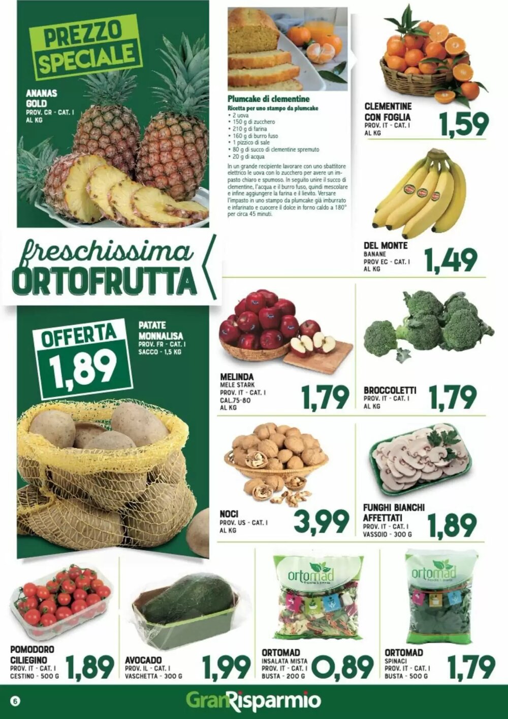 Volantino promozionale Gran Risparmio  valide dal 11/12/2025 - Pagina 6.