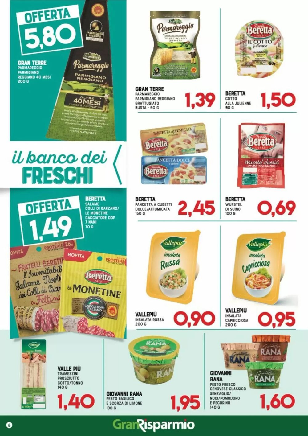 Volantino promozionale Gran Risparmio  valide dal 11/12/2025 - Pagina 8.