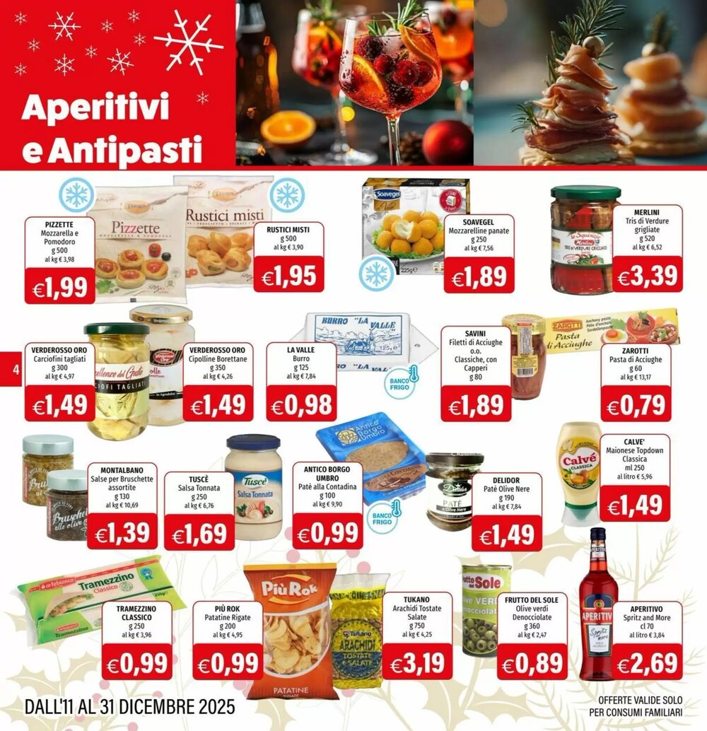 Volantino promozionale Hurrà  valide dal 11/12/2025 - Pagina 4.