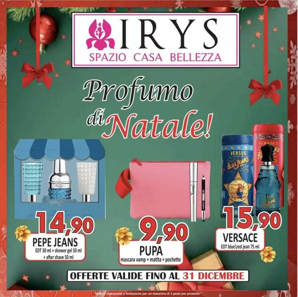 Volantino promozionale Irys  valide dal 11/12/2025 - Pagina 1.
