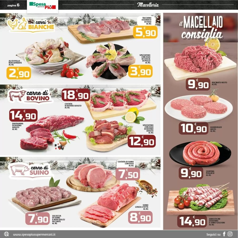 Volantino promozionale SpesaPiù Supermercati  valide dal 11/12/2025 - Pagina 6.