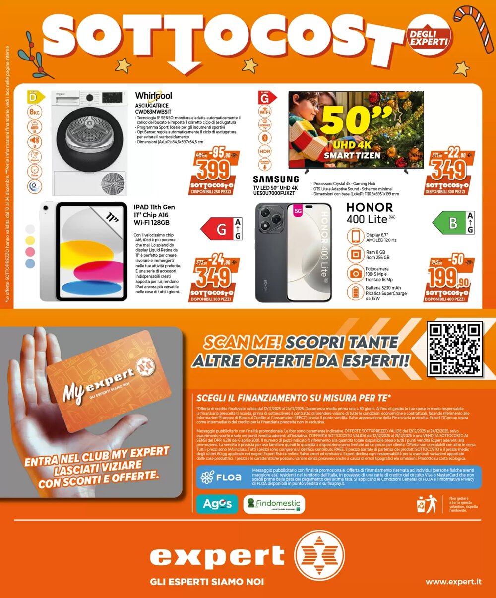 Volantino promozionale Expert  valide dal 11/12/2025 - Pagina 38.