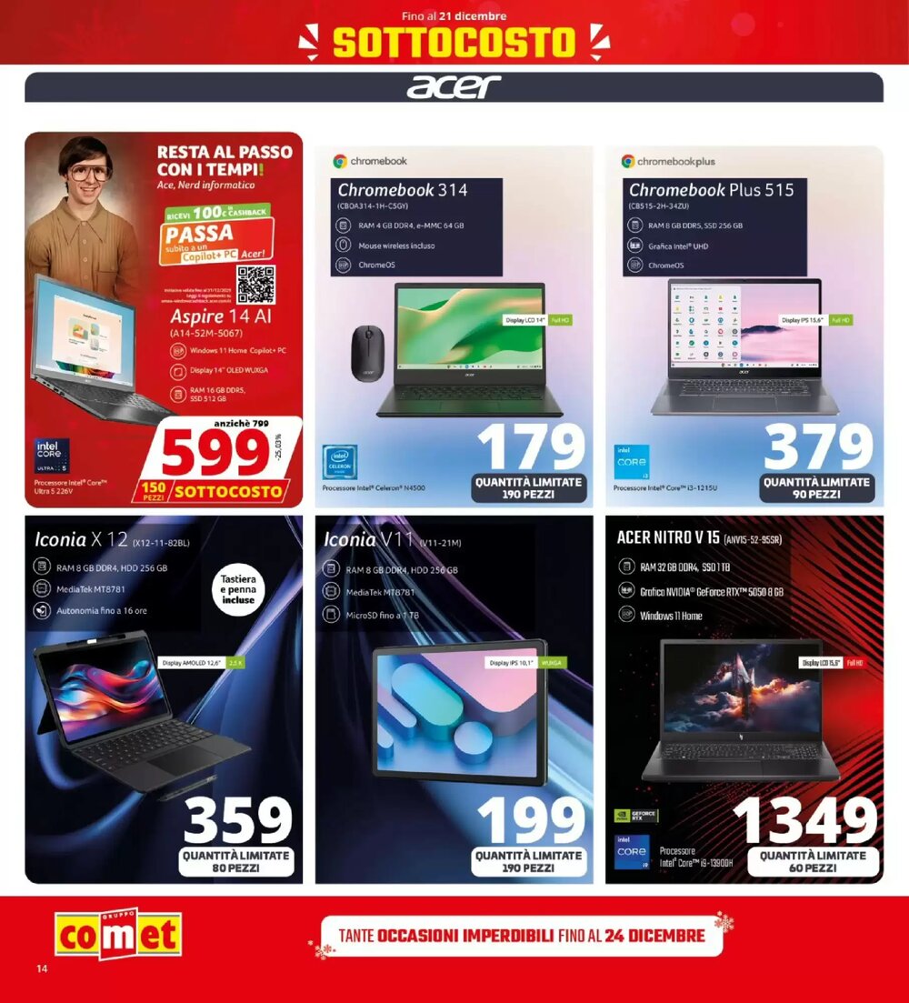 Volantino promozionale Comet  valide dal 11/12/2025 - Pagina 14.