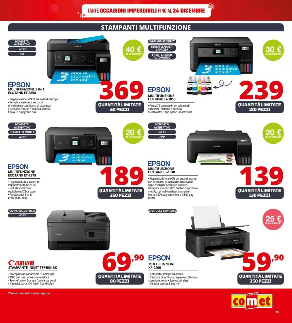 Volantino promozionale Comet  valide dal 11/12/2025 - Pagina 15.