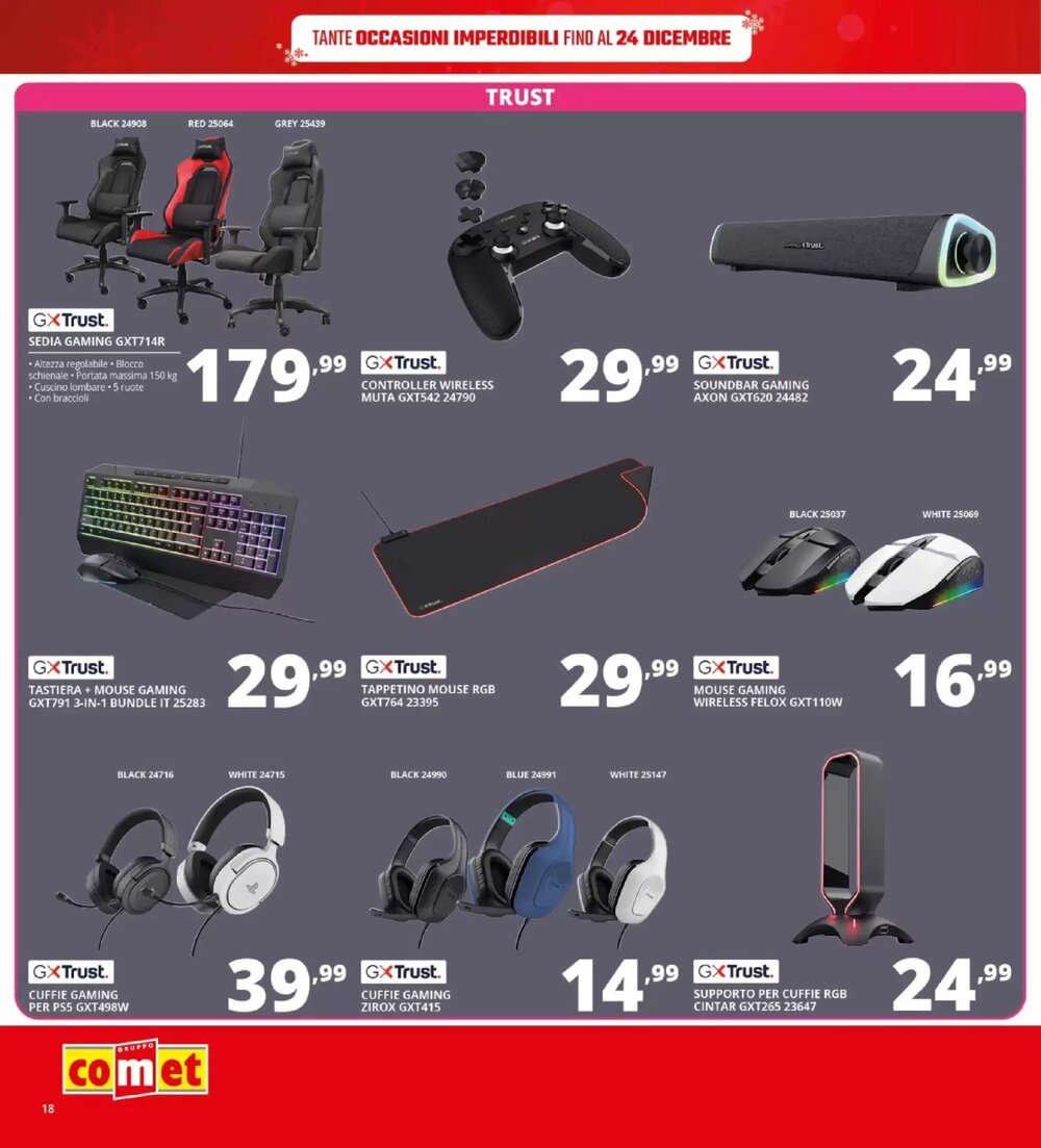 Volantino promozionale Comet  valide dal 11/12/2025 - Pagina 18.