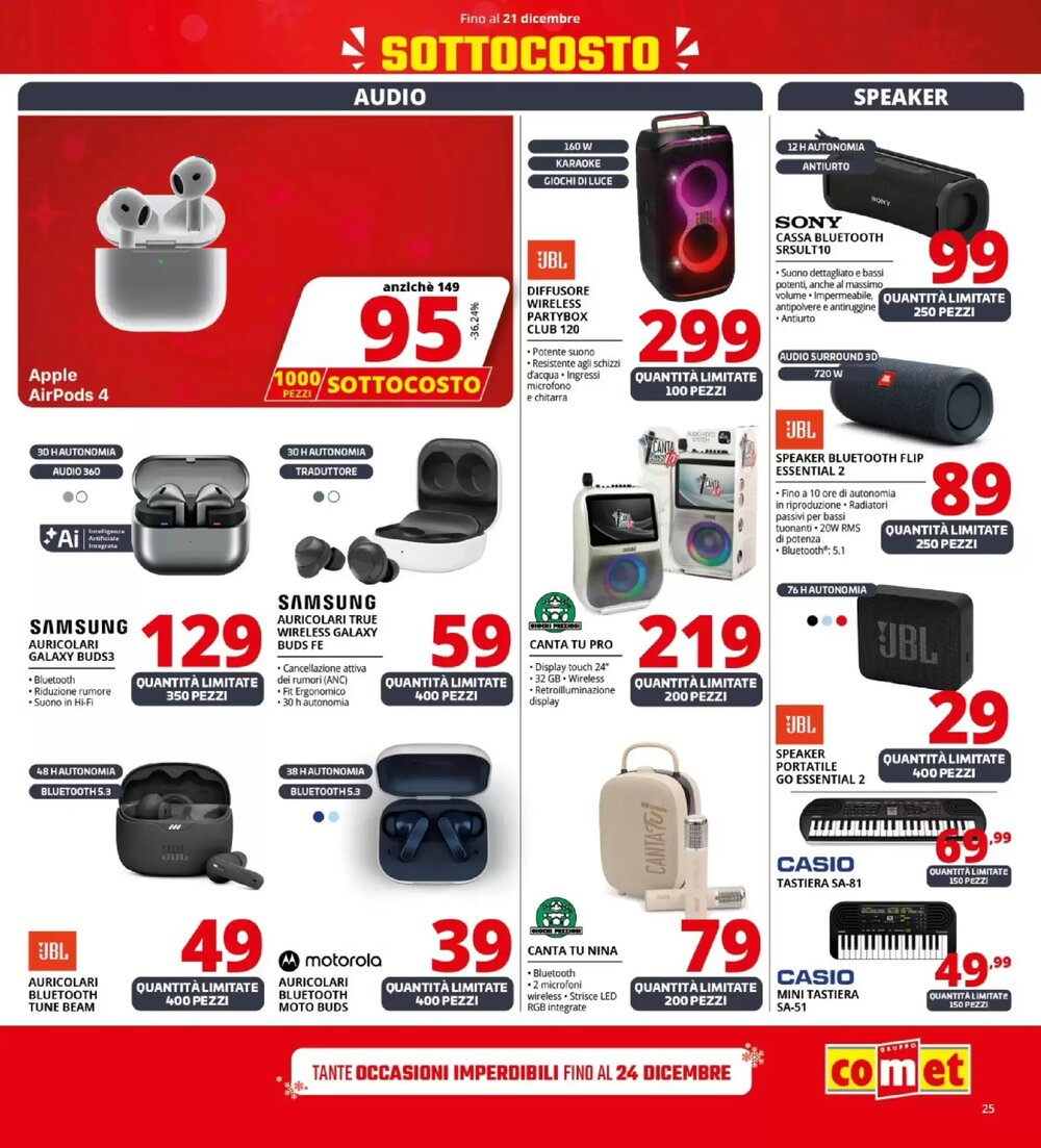 Volantino promozionale Comet  valide dal 11/12/2025 - Pagina 25.