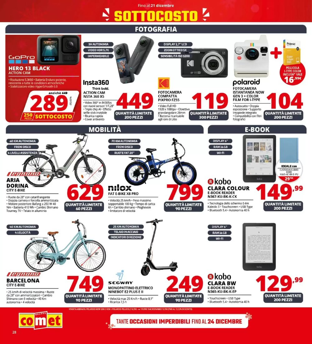 Volantino promozionale Comet  valide dal 11/12/2025 - Pagina 28.