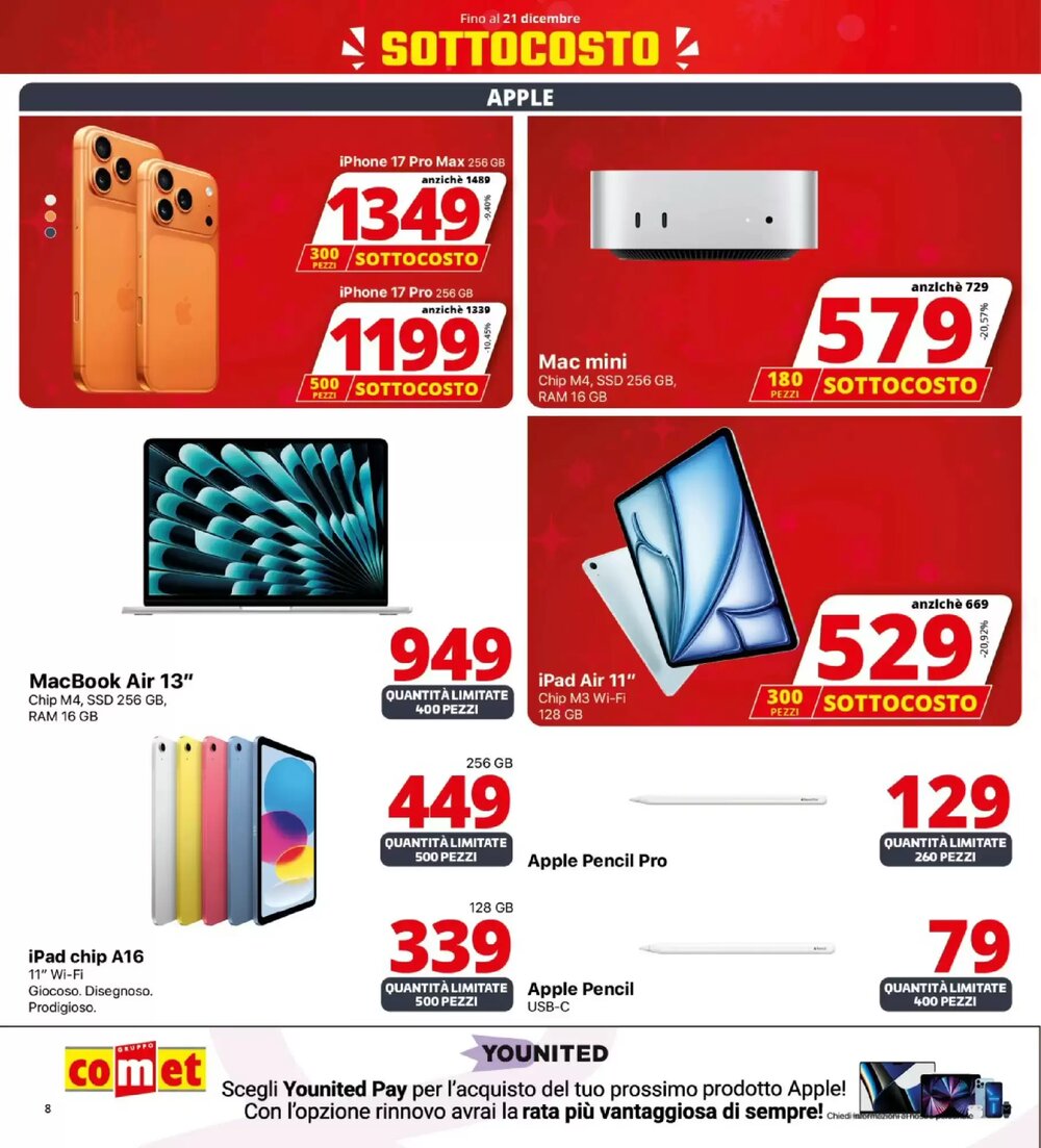 Volantino promozionale Comet  valide dal 11/12/2025 - Pagina 8.
