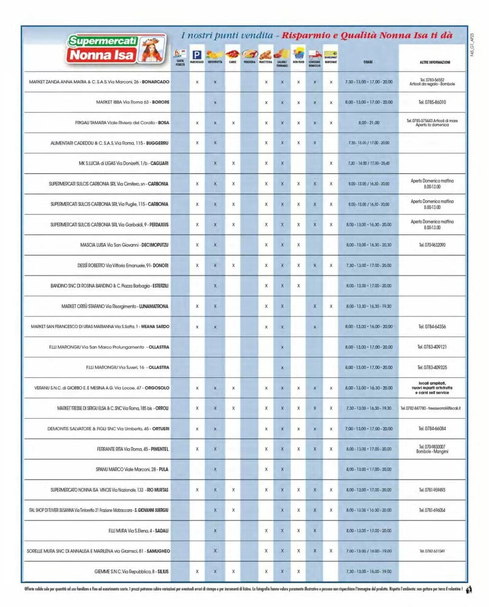 Volantino promozionale Supermercati Nonna Isa  valide dal 11/12/2025 - Pagina 12.