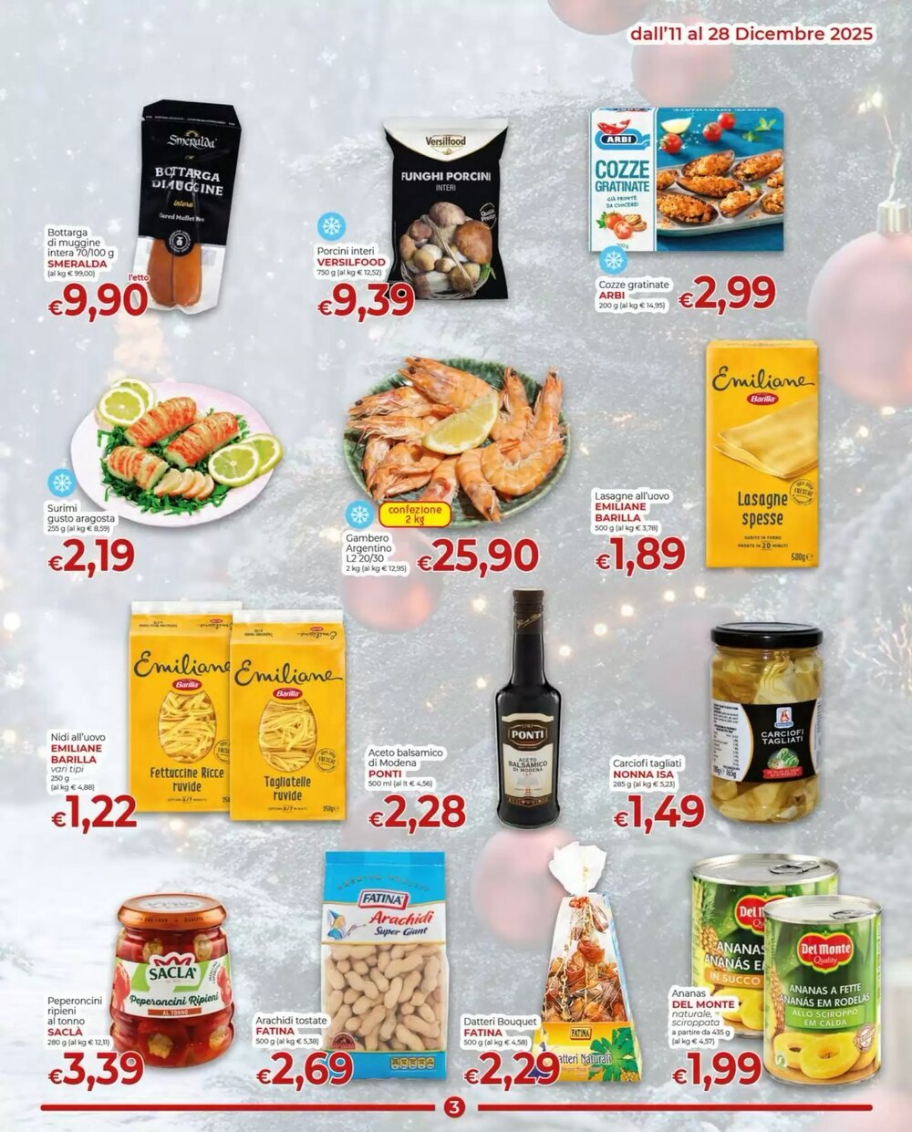 Volantino promozionale Supermercati Nonna Isa  valide dal 11/12/2025 - Pagina 3.