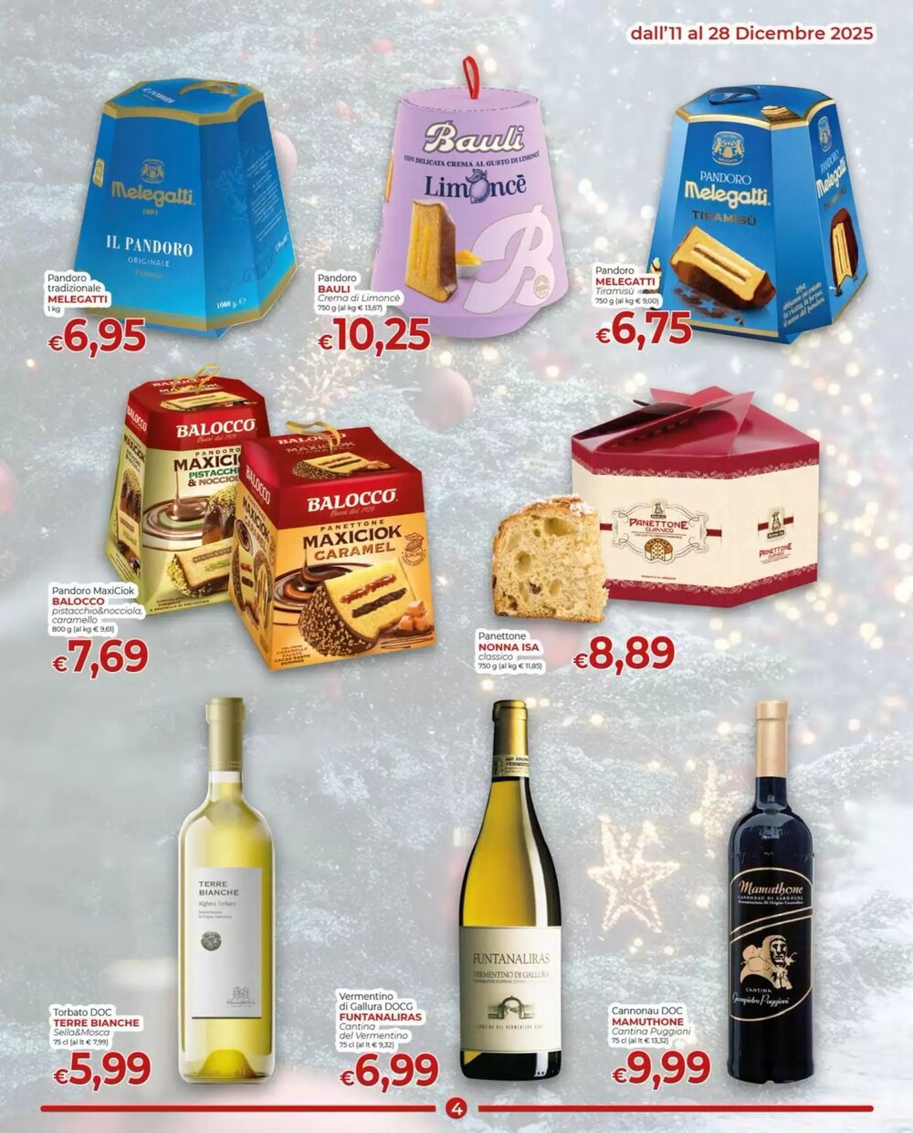Volantino promozionale Supermercati Nonna Isa  valide dal 11/12/2025 - Pagina 4.