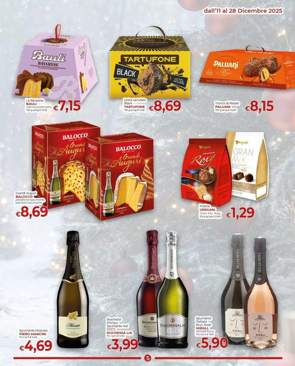 Volantino promozionale Supermercati Nonna Isa  valide dal 11/12/2025 - Pagina 5.