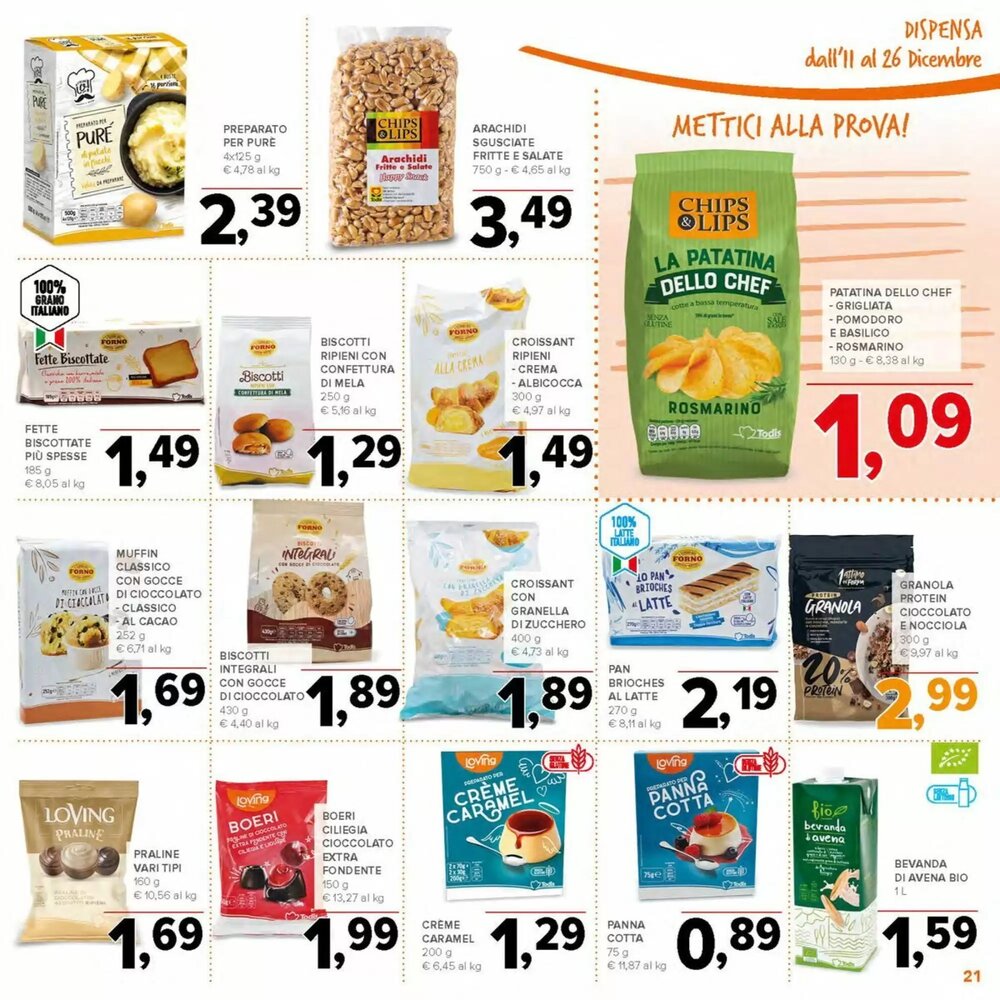 Volantino promozionale Todis  valide dal 11/12/2025 - Pagina 21.