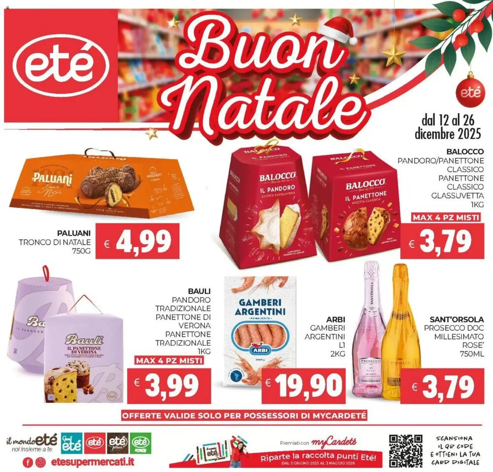Volantino promozionale Eté  valide dal 12/12/2025 - Pagina 1.