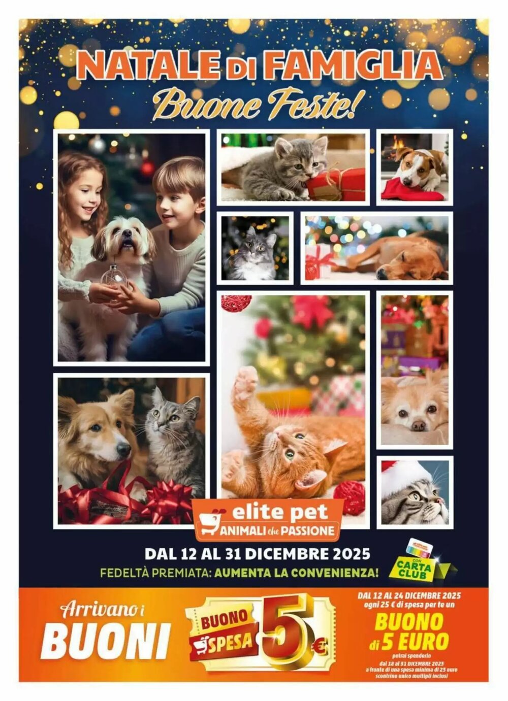 Volantino promozionale Elite Pet  valide dal 12/12/2025 - Pagina 1.