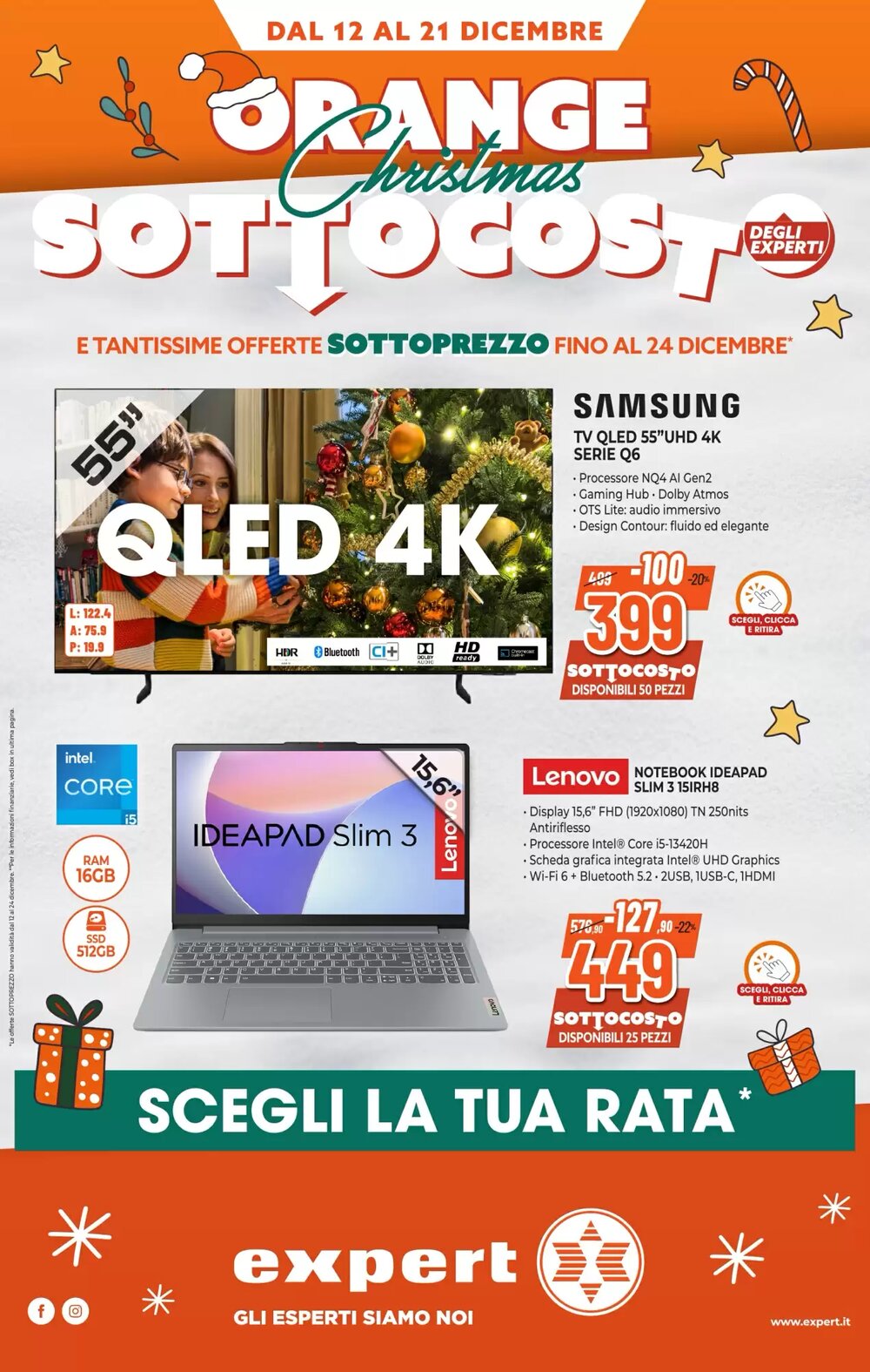 Volantino promozionale Expert  valide dal 12/12/2025 - Pagina 1.