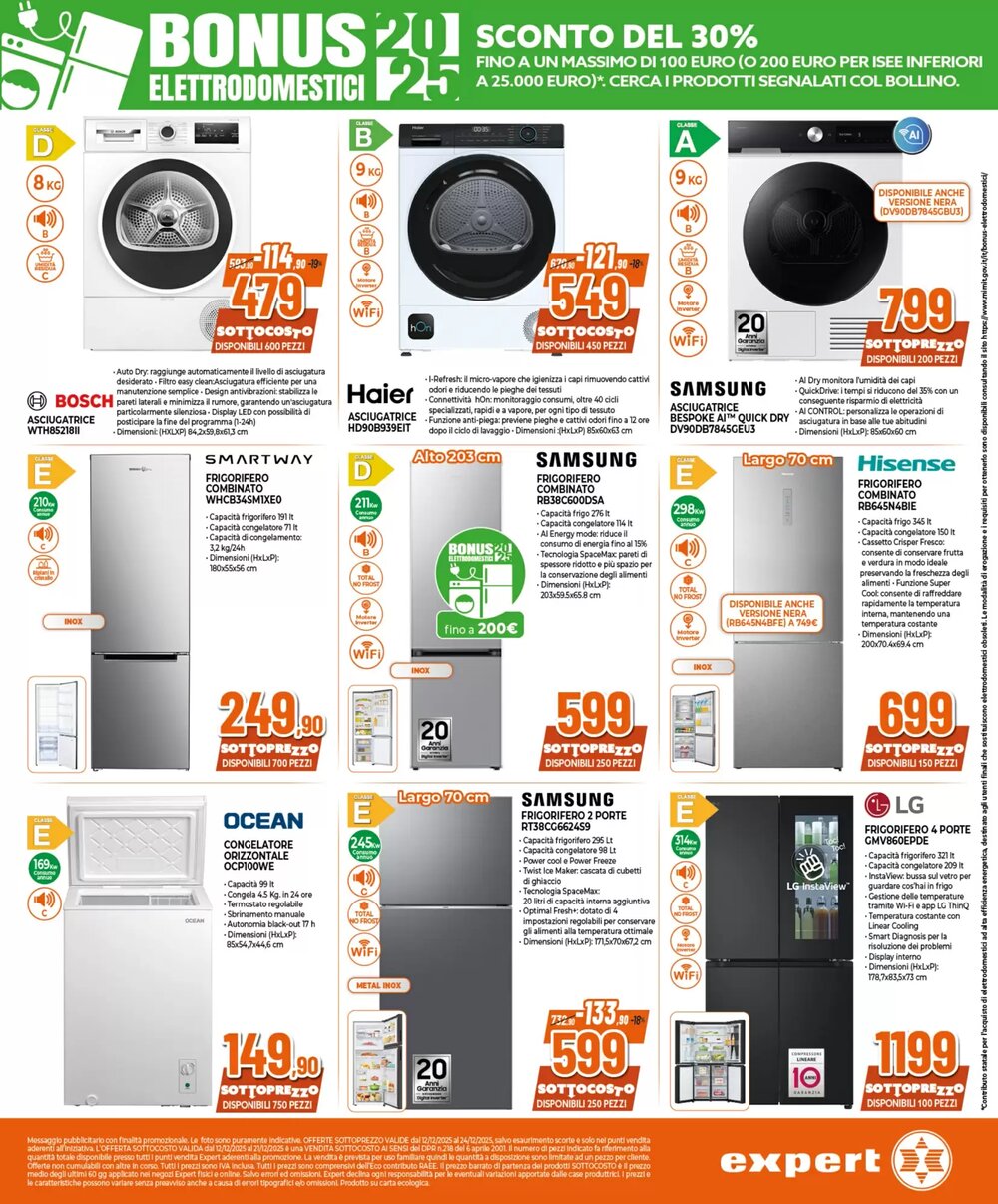Volantino promozionale Expert  valide dal 12/12/2025 - Pagina 33.