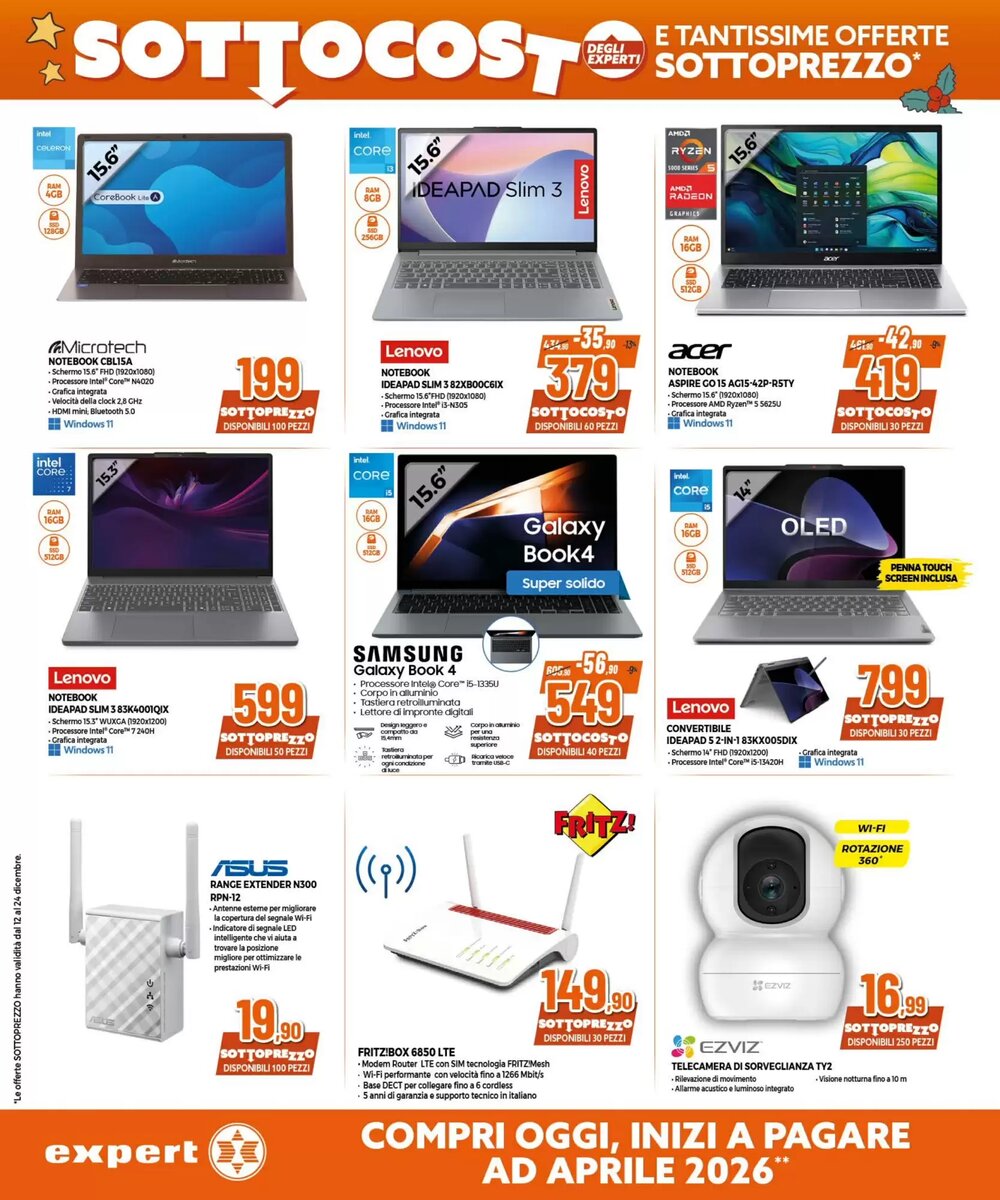 Volantino promozionale Expert  valide dal 12/12/2025 - Pagina 10.
