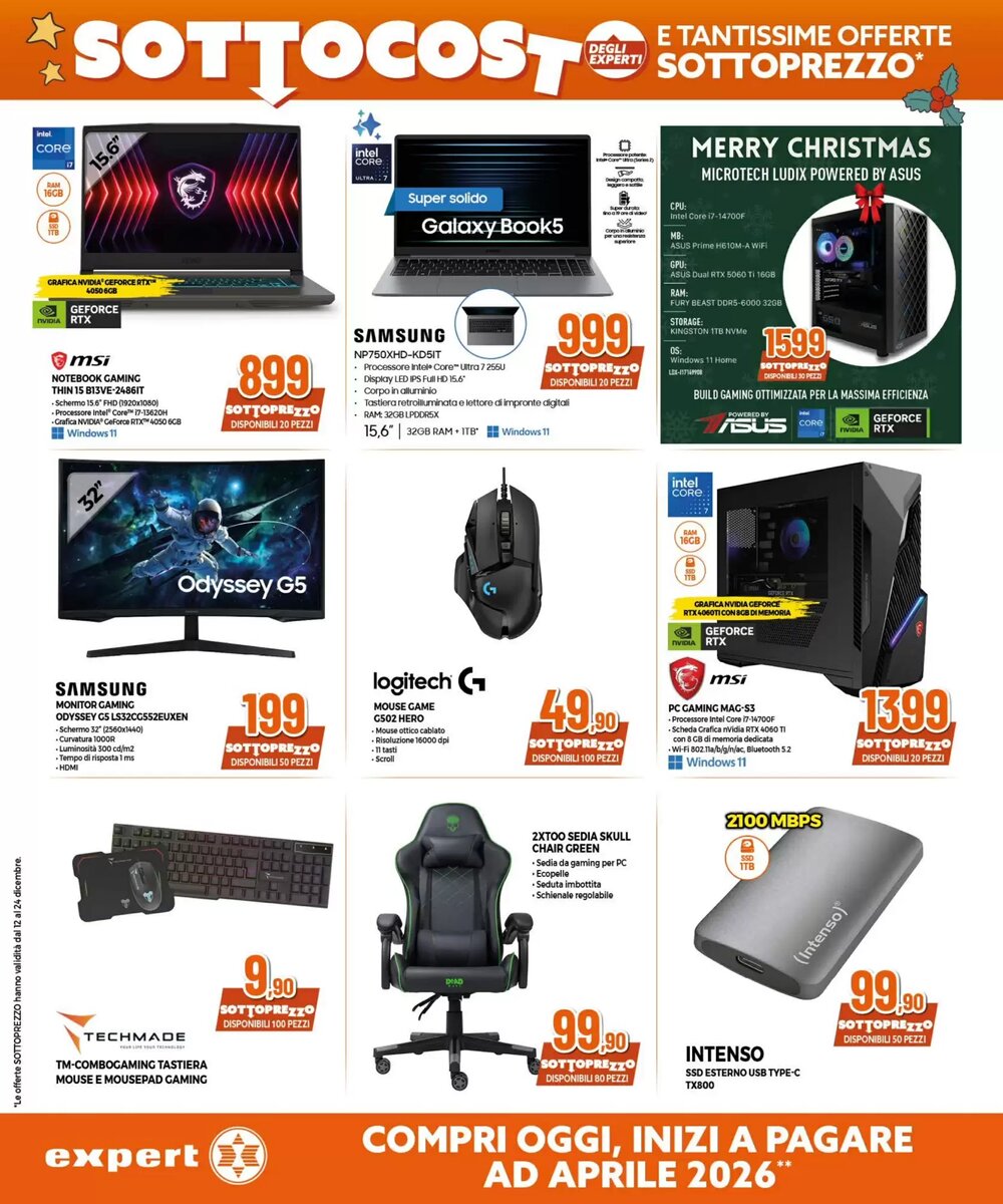 Volantino promozionale Expert  valide dal 12/12/2025 - Pagina 13.