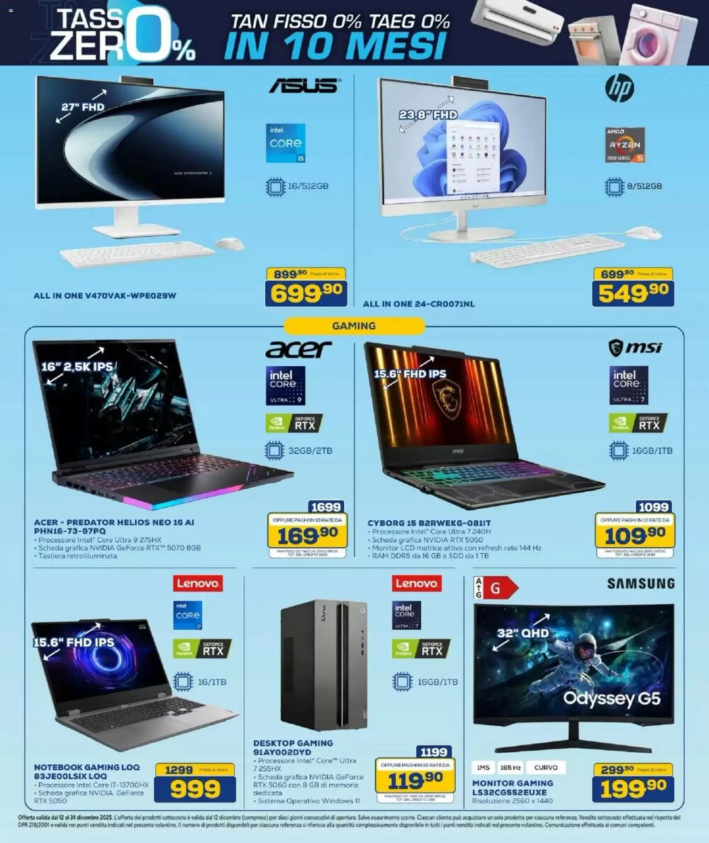 Volantino promozionale Euronics Bruno  valide dal 12/12/2025 - Pagina 9.