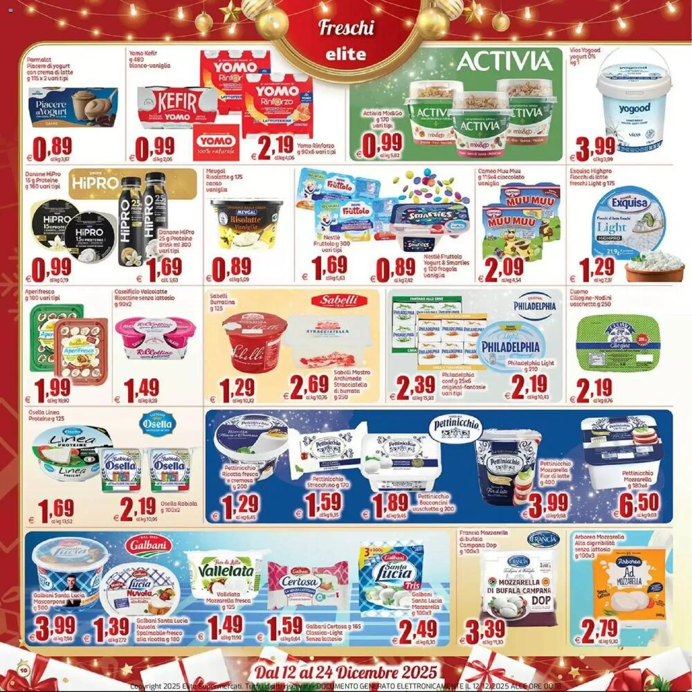 Volantino promozionale Elite  valide dal 12/12/2025 - Pagina 10.
