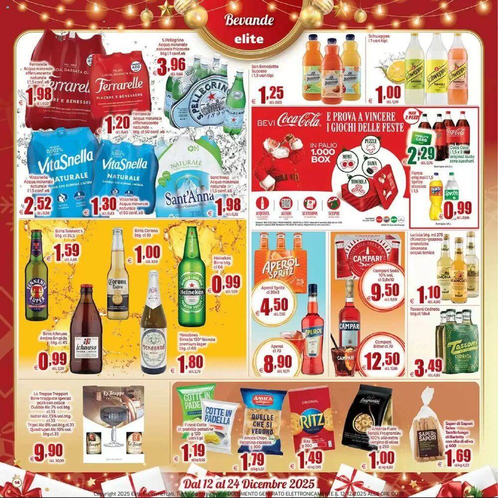 Volantino promozionale Elite  valide dal 12/12/2025 - Pagina 14.