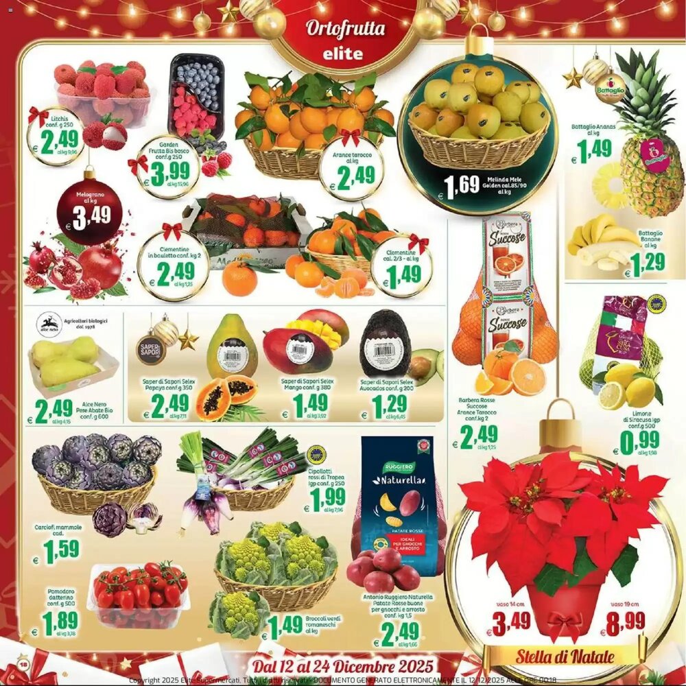 Volantino promozionale Elite  valide dal 12/12/2025 - Pagina 18.