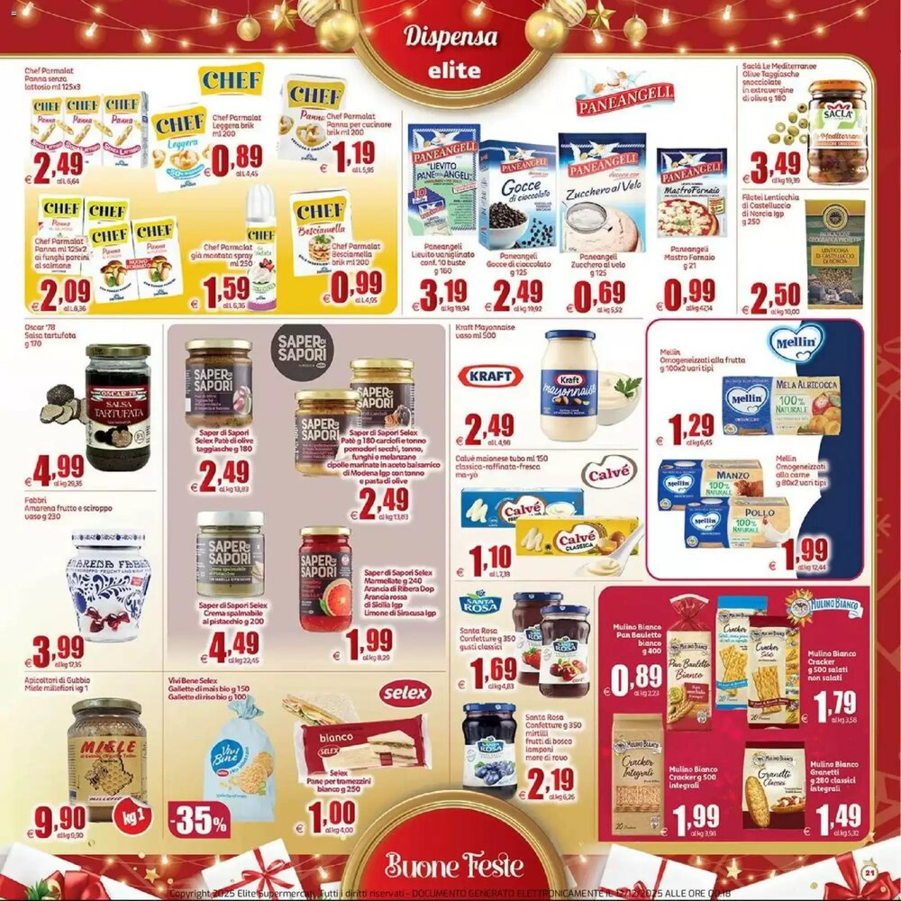 Volantino promozionale Elite  valide dal 12/12/2025 - Pagina 21.