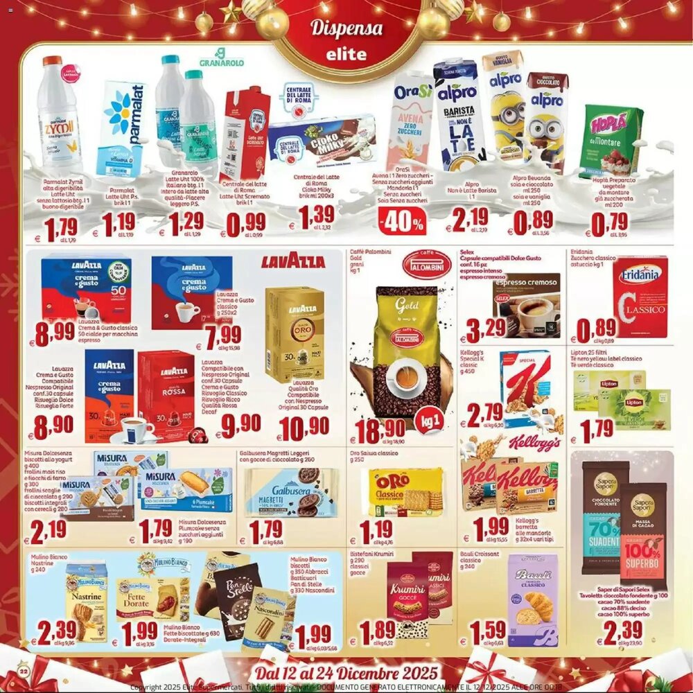Volantino promozionale Elite  valide dal 12/12/2025 - Pagina 22.