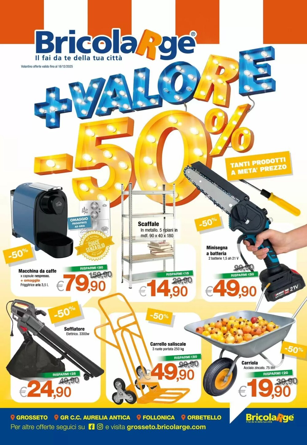 Volantino promozionale BricolaRge  valide dal 12/12/2025 - Pagina 1.