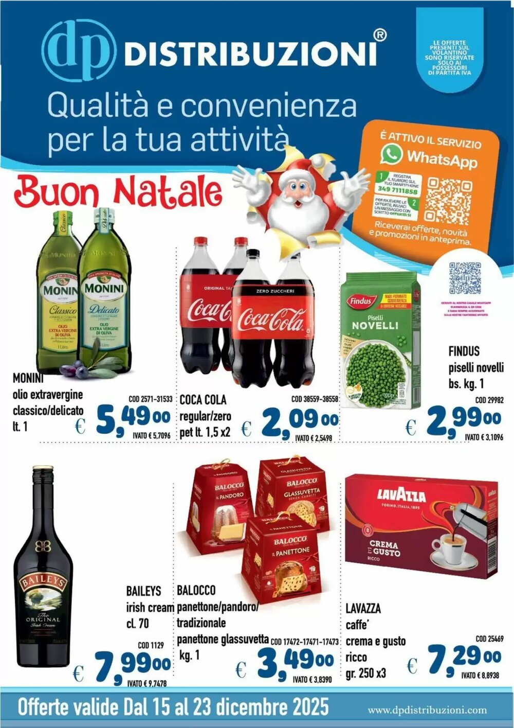 Volantino promozionale Del Prete Distribuzioni  valide dal 12/12/2025 - Pagina 1.