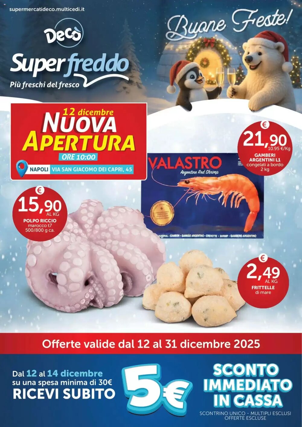 Volantino promozionale Deco Supermercati valide dal 12/12/2025 - Pagina 1.