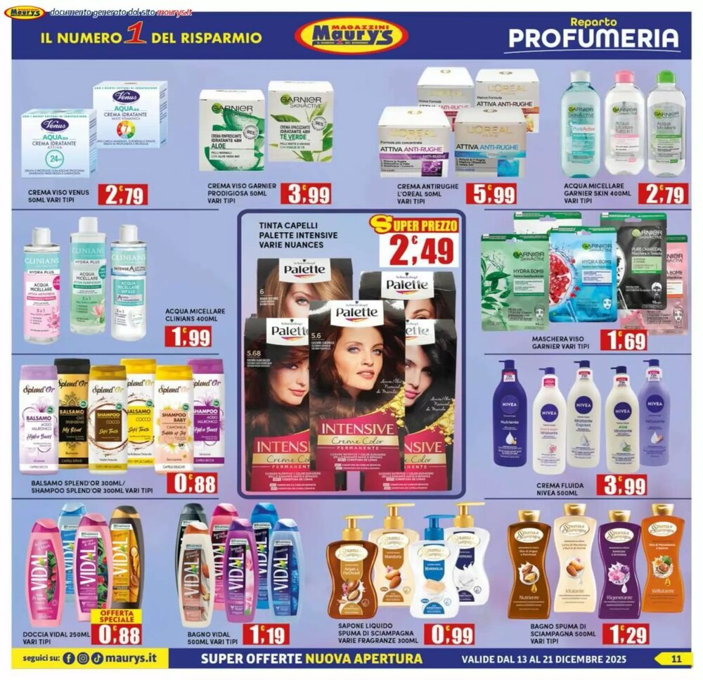 Volantino promozionale Maury's  valide dal 13/12/2025 - Pagina 11.