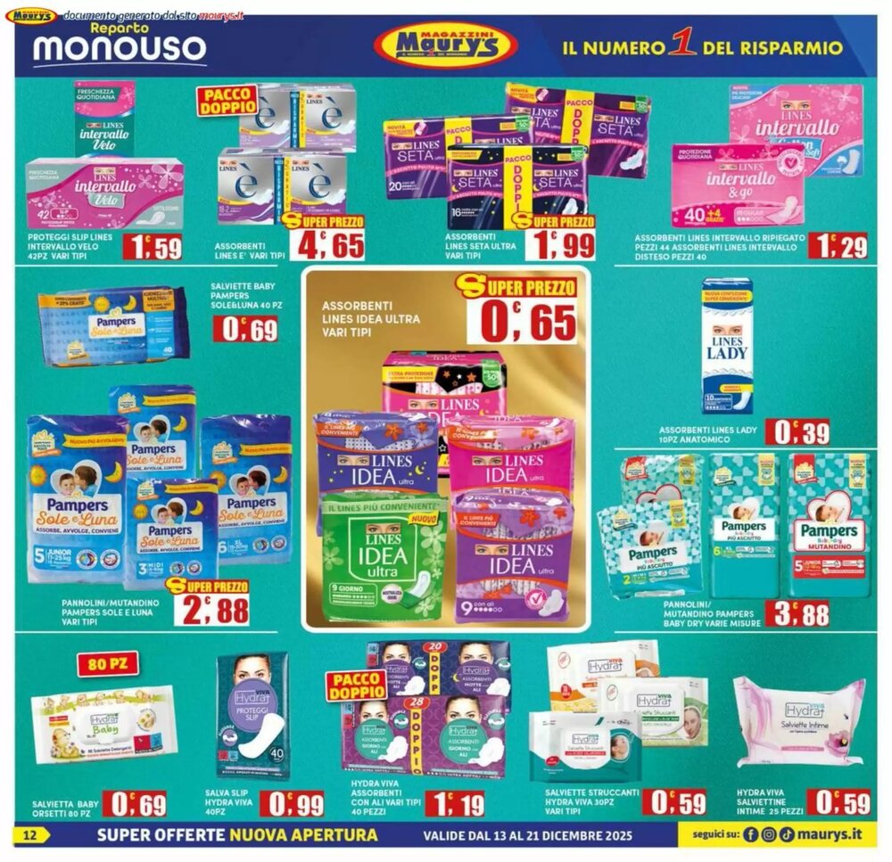 Volantino promozionale Maury's  valide dal 13/12/2025 - Pagina 12.