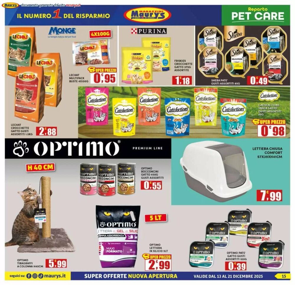 Volantino promozionale Maury's  valide dal 13/12/2025 - Pagina 15.