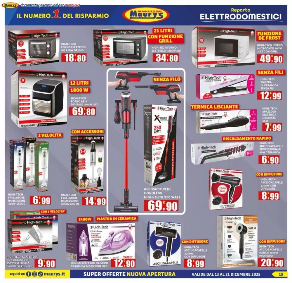 Volantino promozionale Maury's  valide dal 13/12/2025 - Pagina 19.