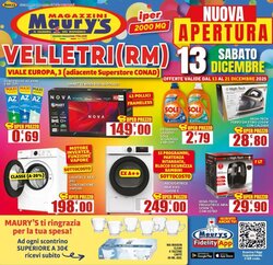 Volantino promozionale Maury's  valide dal 13/12/2025