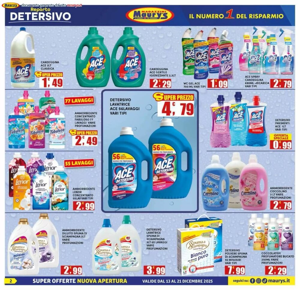 Volantino promozionale Maury's  valide dal 13/12/2025 - Pagina 2.