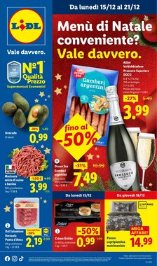 Volantino promozionale Lidl valide dal 15/12/2025