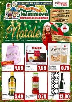 Volantino promozionale La Mimosa Supermercati valide dal 15/12/2025