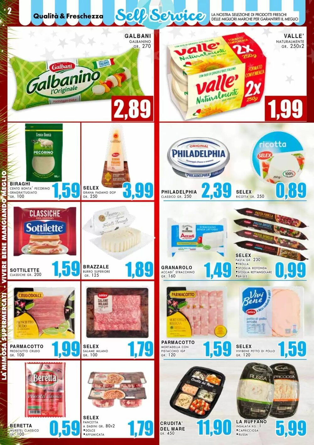 Volantino promozionale La Mimosa Supermercati  valide dal 15/12/2025 - Pagina 2.