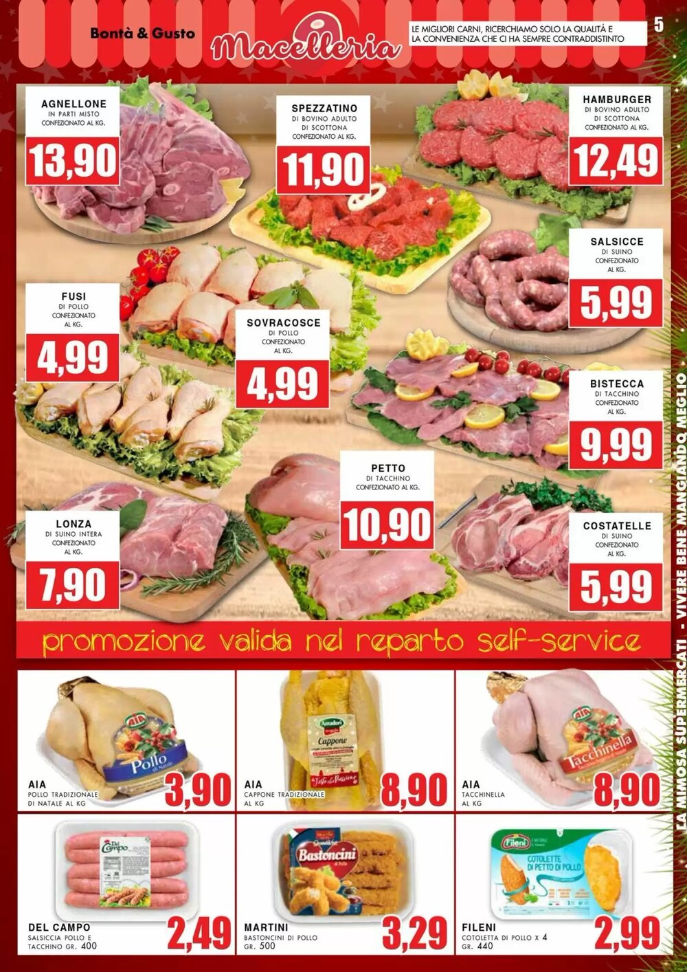 Volantino promozionale La Mimosa Supermercati  valide dal 15/12/2025 - Pagina 5.