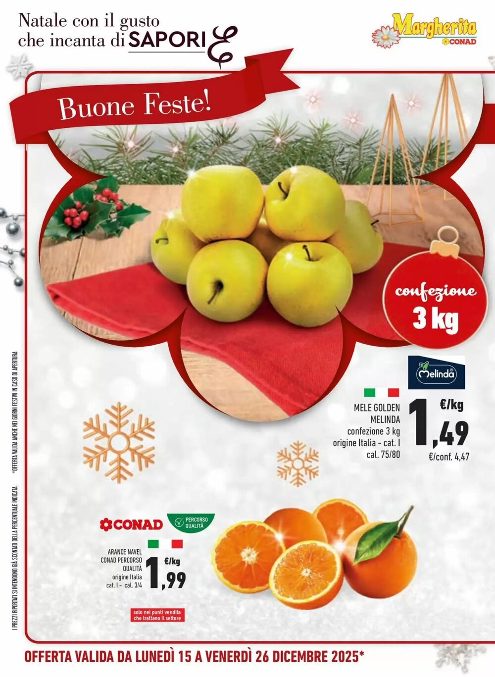 Volantino promozionale Conad Margherita  valide dal 15/12/2025 - Pagina 14.