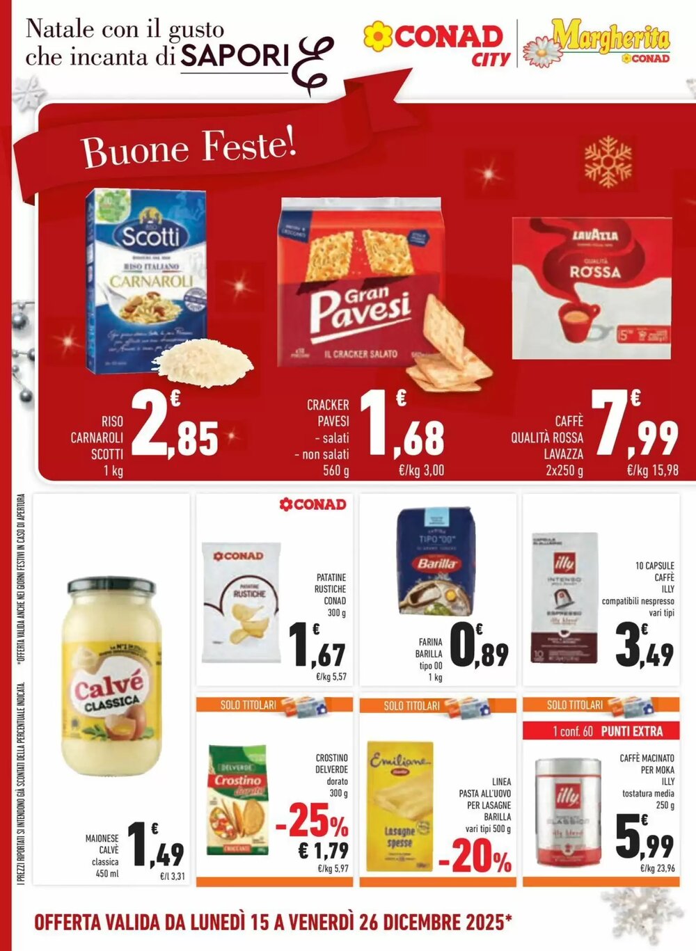 Volantino promozionale Conad Margherita  valide dal 15/12/2025 - Pagina 22.