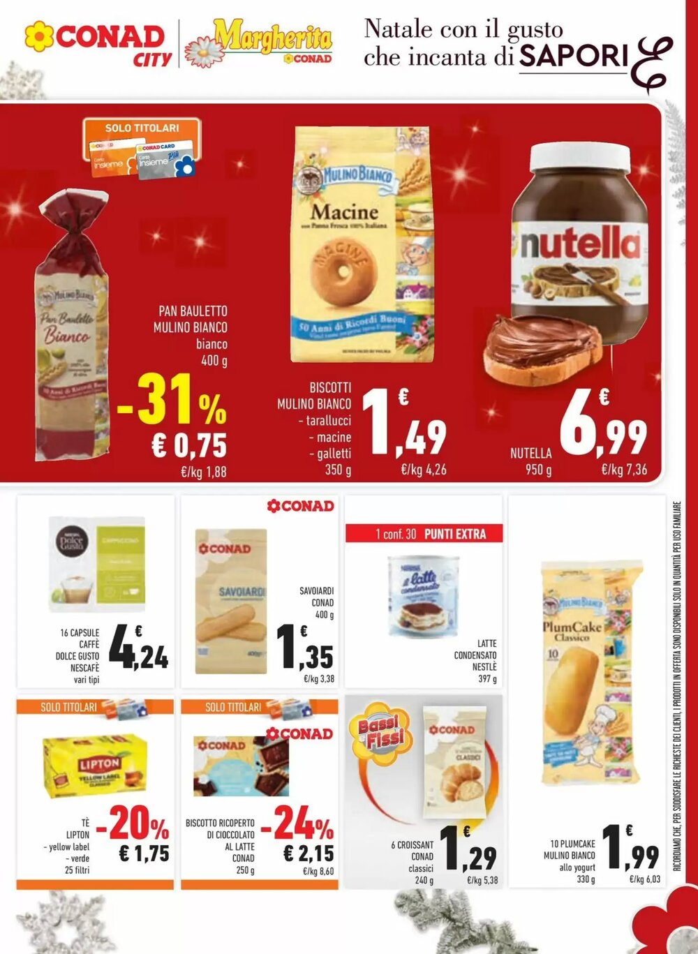 Volantino promozionale Conad Margherita  valide dal 15/12/2025 - Pagina 23.