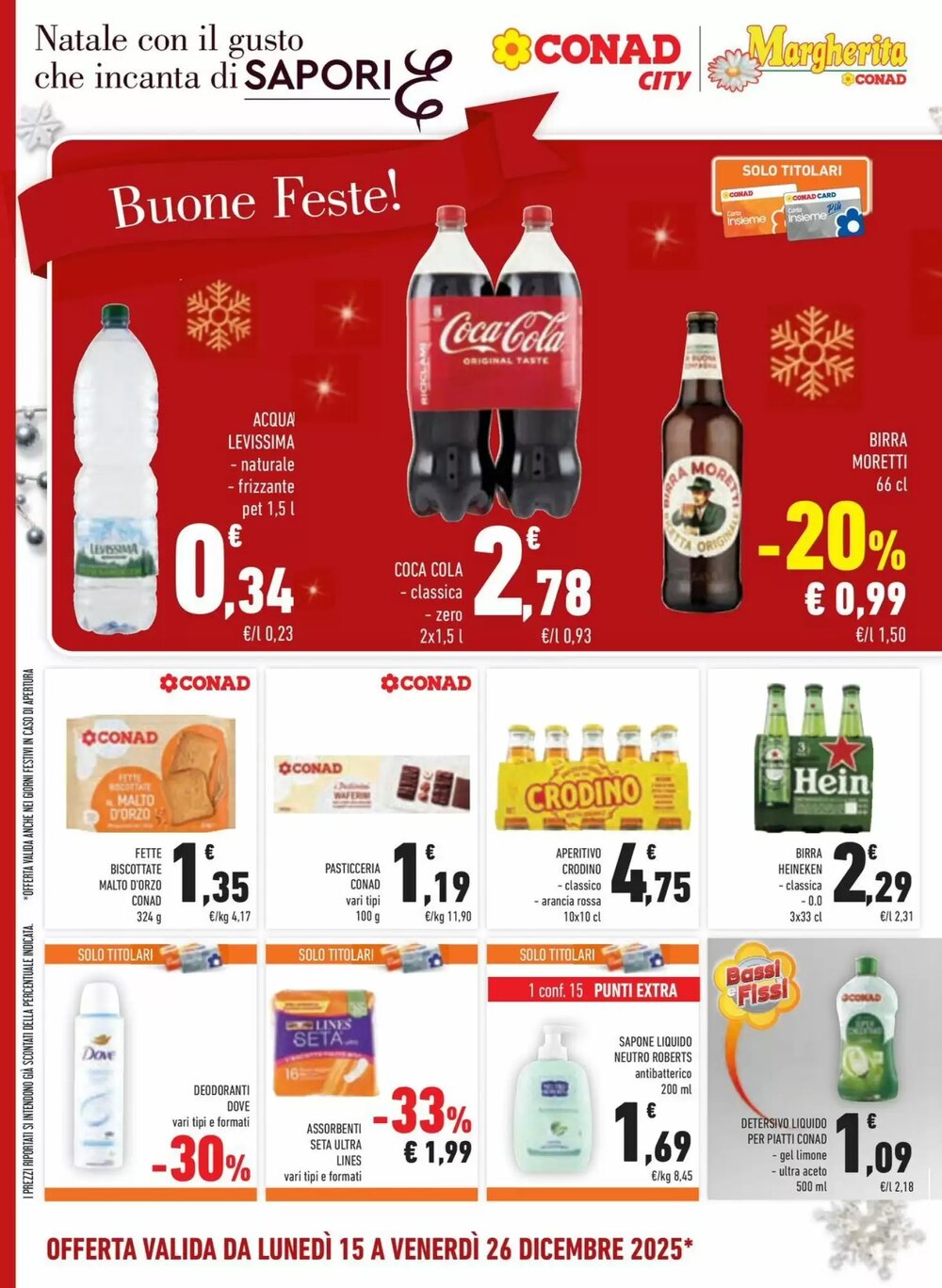 Volantino promozionale Conad Margherita  valide dal 15/12/2025 - Pagina 24.