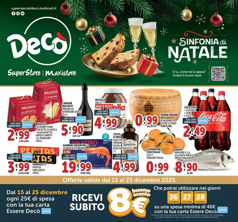 Volantino promozionale Deco Market valide dal 15/12/2025 - Pagina 1.